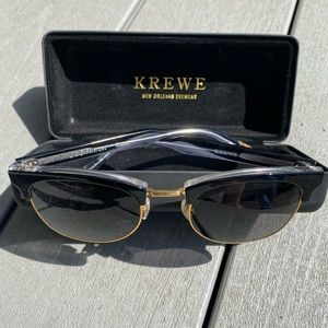 Krewe Clubmaster style Sunglasses
